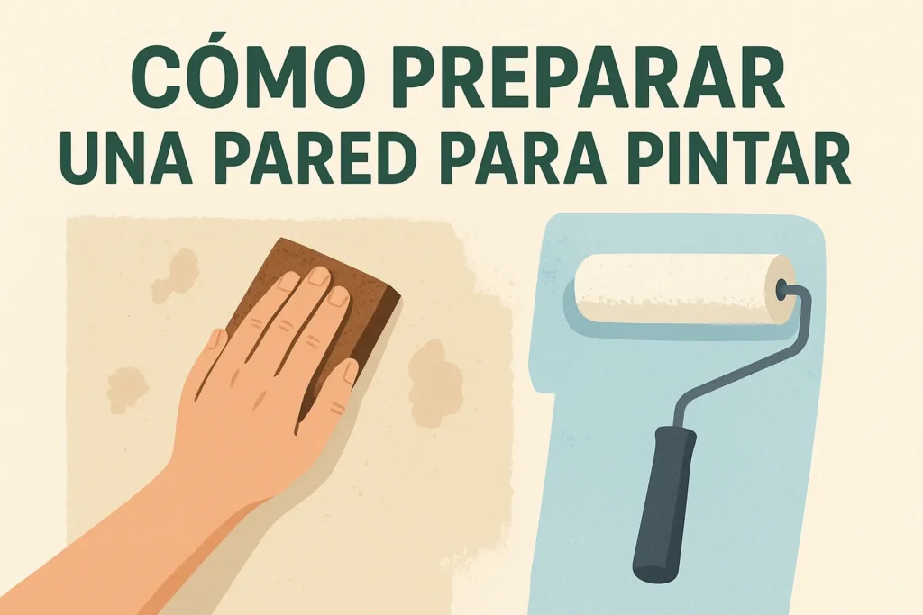 Cómo preparar una pared para pintar?