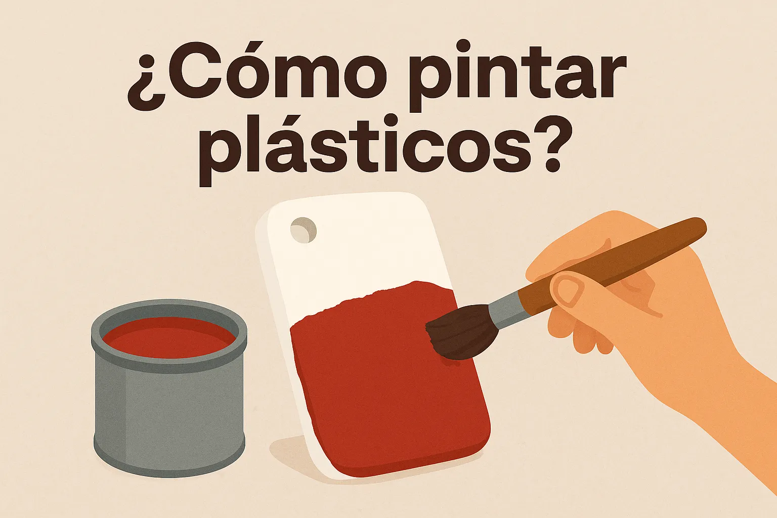 ¿Cómo pintar plásticos?