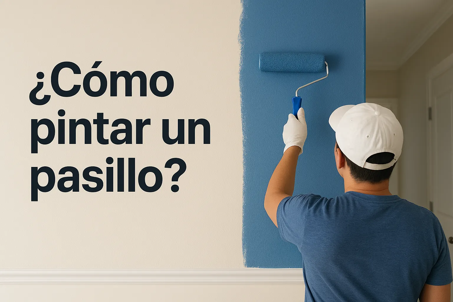 ¿Cómo pintar un pasillo?