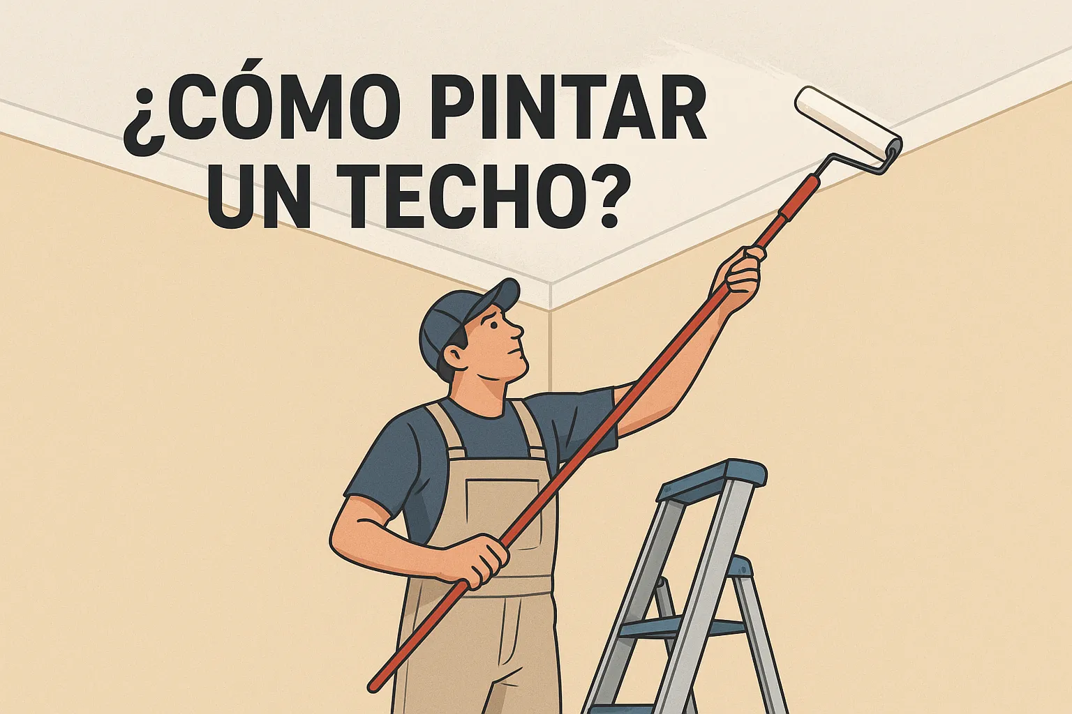 ¿Cómo pintar un techo?