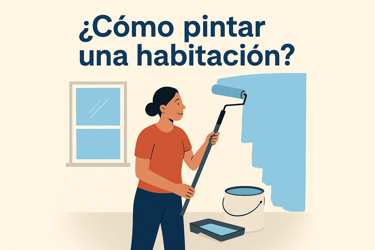 ¿Cómo pintar una habitación?