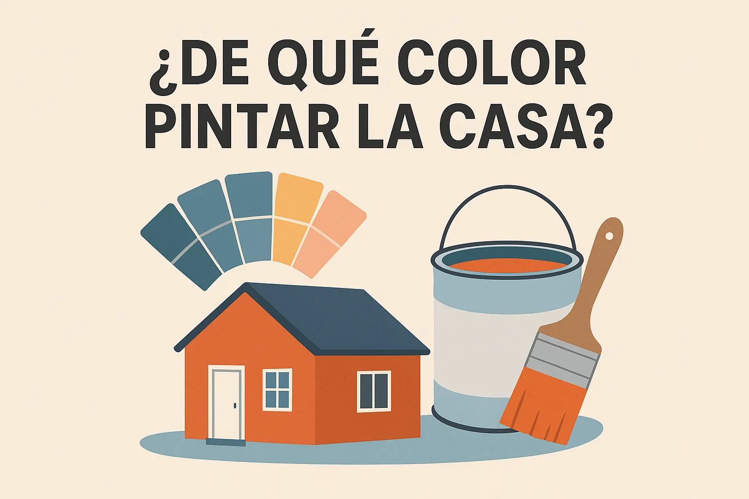 ¿De qué color pintar la casa?