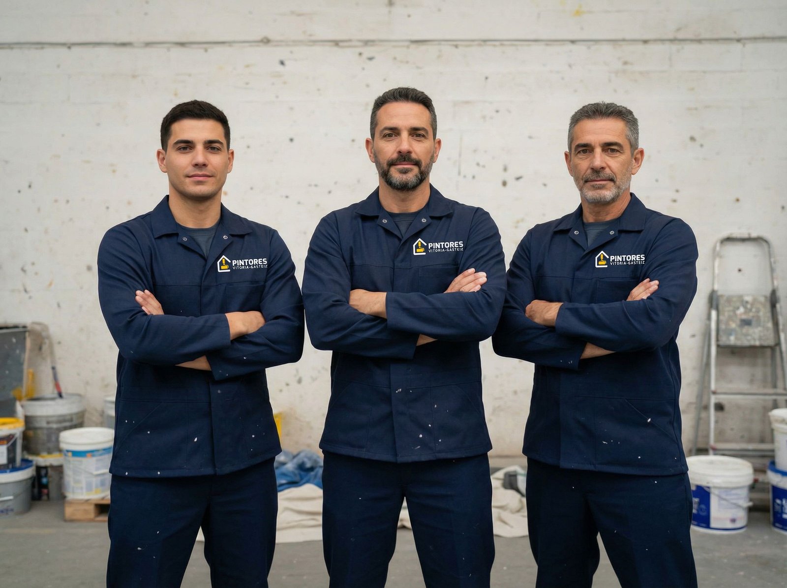 Pintores Vitoria 11 Equipo de pintores profesionales en taller